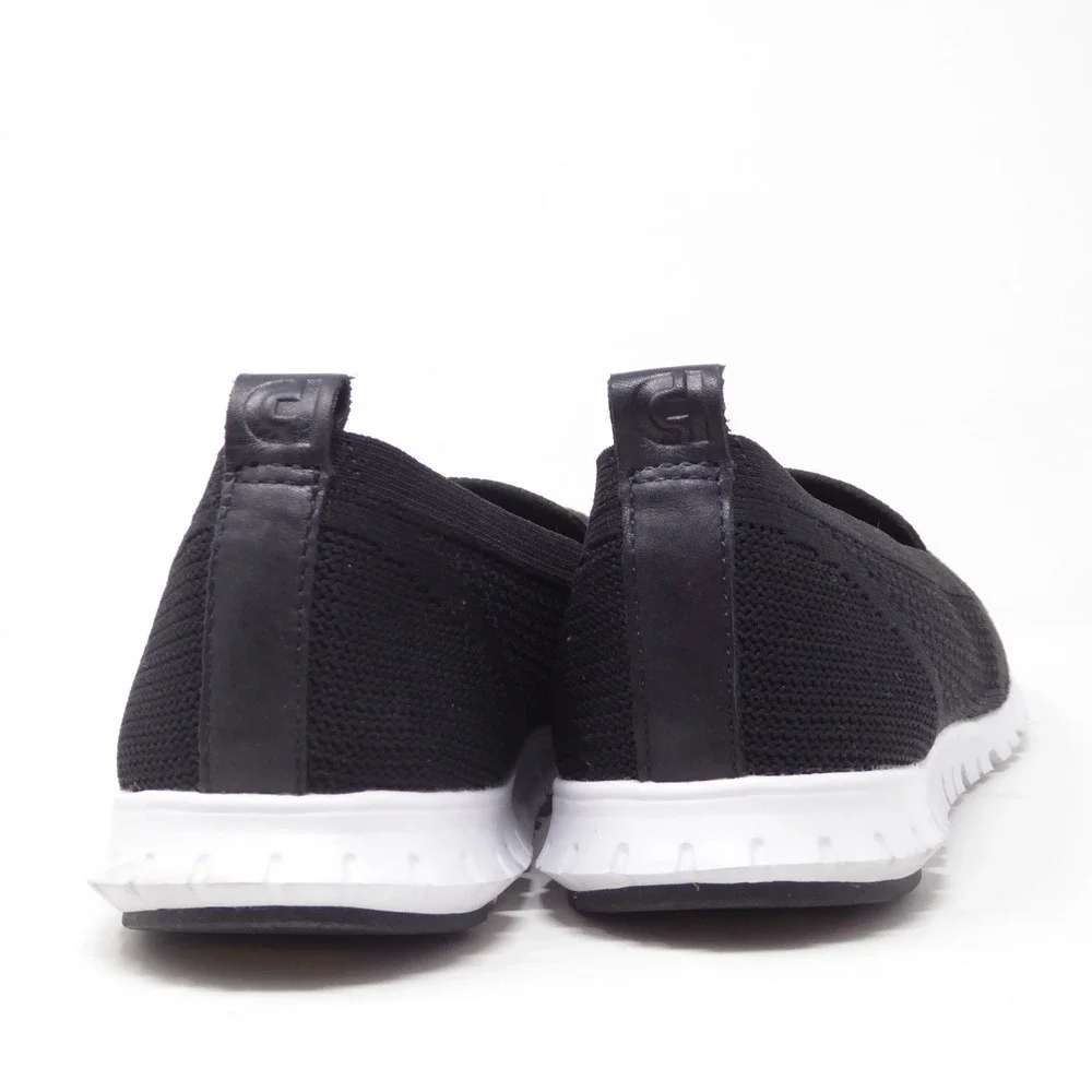 Cole Haan Womens Zerogrand Stitchlite Slip-On Loafers Shoes Black Knit W20352 8B
